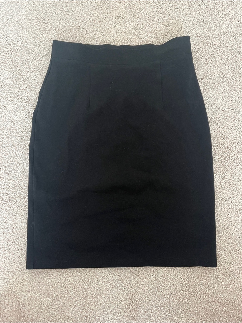 Main Street Exchange Anna Classic Black Pencil Skirt Size Medium